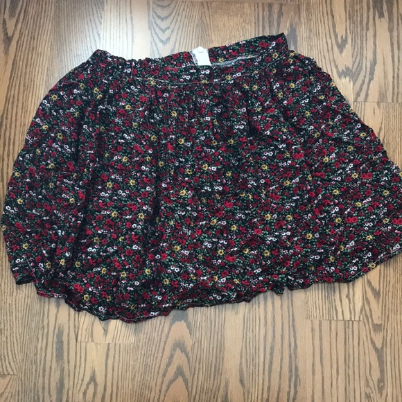 American Apparel Flower Pattern Circle Skirt - Picture 3 of 6